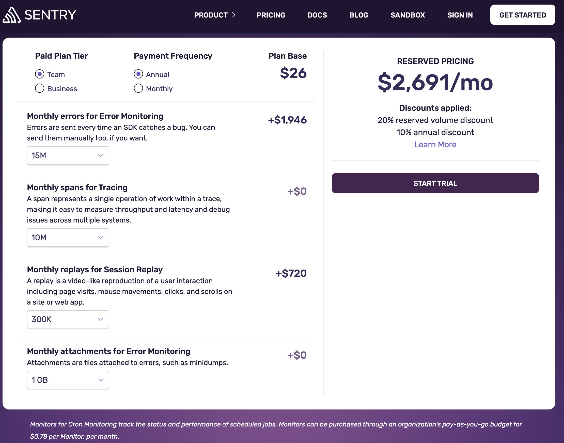 Sentry Estimate